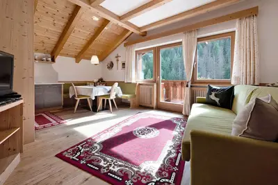 Image de Appartement Lüch da Mirio App Fanes avec vue sur la montagne, jardin et Wi-Fi