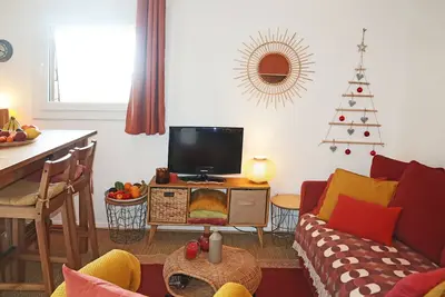 Image de Appartement rénové 6 pers, balcon, ski aux pieds, centre station