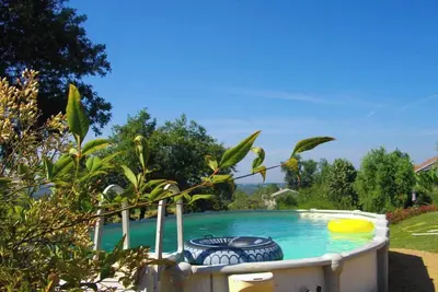 Image de Homerez - Maison cosy avec piscine privée à Estibeaux 38 m²