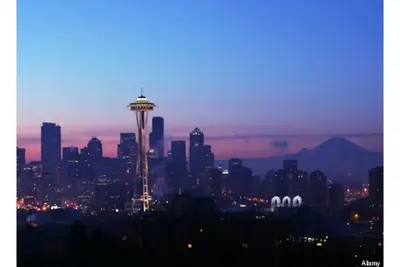 Seattle's \"Post Card\" View and Luxury Too