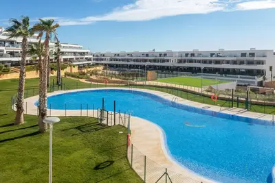 Image de Confortable appartement avec piscine, climatisation, Wifi, Tv, patio, vue panoramique et parking