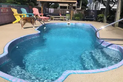 Image de Ocean Side-Walk to Beach-Bars-Shops-Parks! Fenced Yard-Private Pool-Hot Tub-Pets