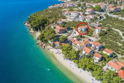 Image de Appartement d'une chambre avec le balcon et la vue sur le mer Podaca, Makarska (A-9712-a)