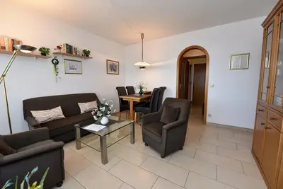 Image de 3-room apartment with large south-facing balcony in the house Jan Am Strand