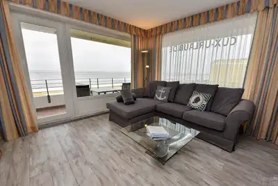 Image de Direkter Panoramablick auf das Unesco Weltnaturerbe Wattenmeer und die Nordsee
