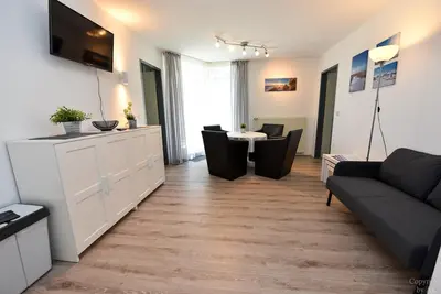 Image de 3-room vacation apartment close to the beach in Cuxhaven-Döse