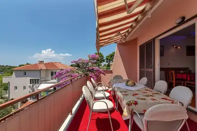 Image de Appartement de vacances Makarska pour 1 - 11 personnes avec 4 chambres Ă coucher - Appartement de va
