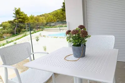Image de Appartement de vacances Arbanija pour 1 - 3 personnes avec 1 chambre à coucher - Appartement de vaca