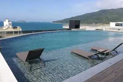 Mirror of the waters - Apartment with sea view - Ingleses - Florianópolis