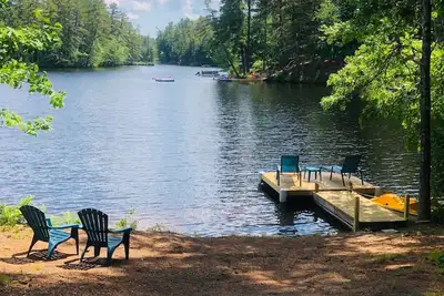 Image de Lake Arrowhead lakefront retreat: beach, dock, boat, fish, relax, adventures