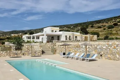 Image de Panoramic seaview villa w\/ large private pool 18m in the Cyclades