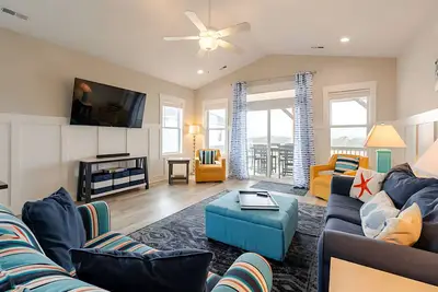 Image de Modern 3br/3ba Townhome on the Sound with Dock-Near Surf City Pier & Dining