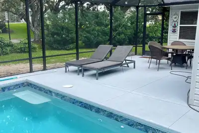 Image de Private heated in-ground pool oasis with golf cart in Rio Grande!