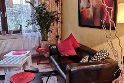 Image de Ferienhaus Am Waldbad Brunn - Maison de vacances moderne et spacieuse avec terrasse