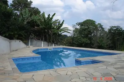 Image de Chacara house with fireplace and lake on the property