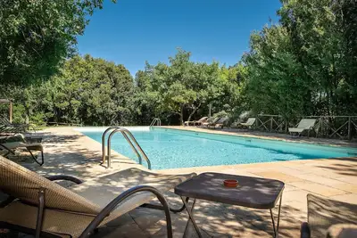 Image de Belle maison de vacances privée avec climatisation, piscine privée, Wifi, Tv, terrasse et parking