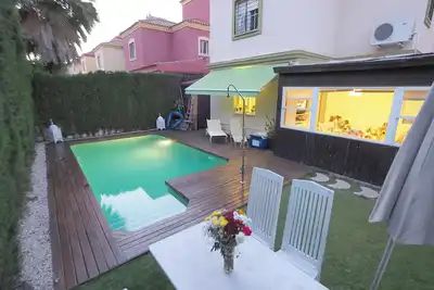 Image de Homerez - Villa à Tomares, jardin