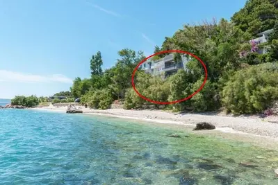 Image de Appartement dans Duće avec vue mer, terrasse, Climatisation, Wifi (5064-1)
