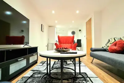 Image de 1-Bedroom Aprt in Salford- FreeParking- Sleeps3