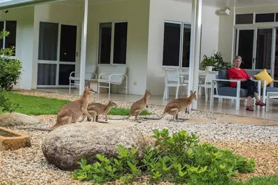 Image de Luxury Home in Nature surrounded by Wallabies