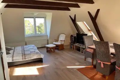 Image de Modern top floor apartment 5 min to Markkleeberger See
