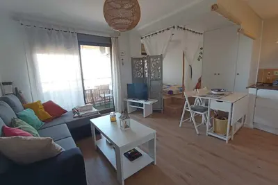 Bright loft with views