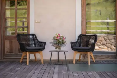Image de Appartement 'Hof Neuhaus Laugen Alm' avec vue sur les montagnes, jardin et Wi-Fi
