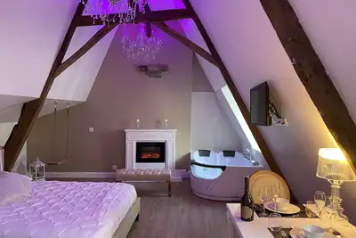 Image de Suite romantique Sweet Love Balnéo privative