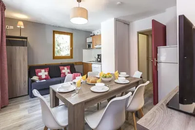 Image de Piscine, terrasse, balcon, télévision, casier à ski, 30m², Saint Sorlin d'Arves