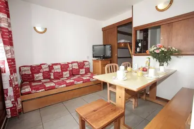 Image de 100m du centre station, télévision, 27m², Tignes