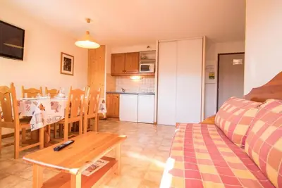 Image de 1er étage, balcon, télévision, casier à ski, 40m², Aussois