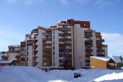 Image de 200m du centre station, 2ème étage, balcon, télévision, 29m², Val Thorens