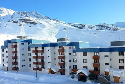 Image de À 50m des pistes de ski, 5ème étage, balcon, télévision, casier à ski, 34m², Val Thorens