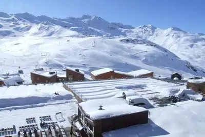 Image de 6ème étage, balcon, télévision, casier à ski, 18m², Val Thorens