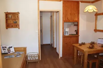 Image de 50m du centre station, 3ème étage, balcon, télévision, 35m², Val Thorens