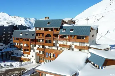 Image de À 100m des pistes de ski, 4ème étage, balcon, télévision, 41m², Val Thorens