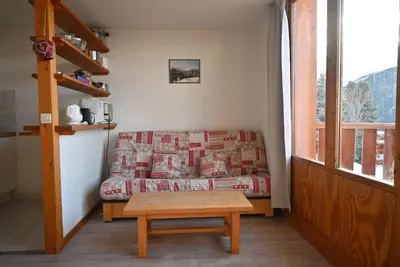 Image de 250m du centre station, 1er étage, télévision, casier à ski, 52m², Peisey-Vallandry