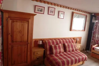Image de 50m des commerces, 7ème étage, vue lac, balcon, télévision, casier à ski, 30m², Tignes