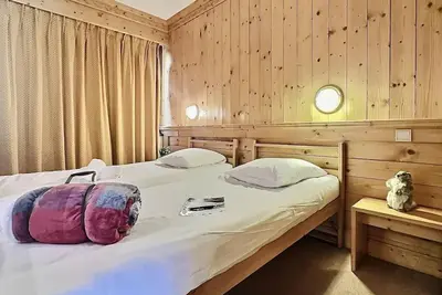 Image de À 50m des pistes de ski, 3ème étage, vue montagne, balcon, casier à ski, 70m², Tignes