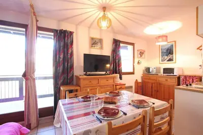 Image de À 150m des pistes de ski, 6ème étage, balcon, télévision, casier à ski, 29m², Serre Chevalier