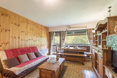 Image de 1er étage, balcon, parking, télévision, 44m², Serre Chevalier