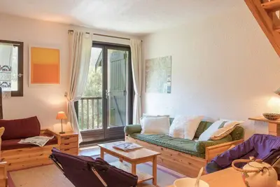 Image de 200m du centre station, 1er étage, balcon, télévision, 65m², Serre Chevalier