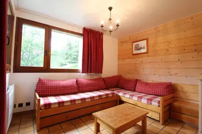 300m du centre station, terrasse, télévision, casier à ski, 40m², Val Cenis