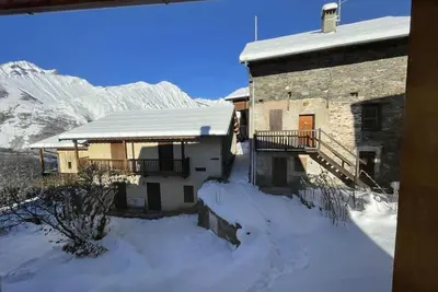 Image de 1er étage, télévision, casier à ski, 25m², Saint Martin de Belleville