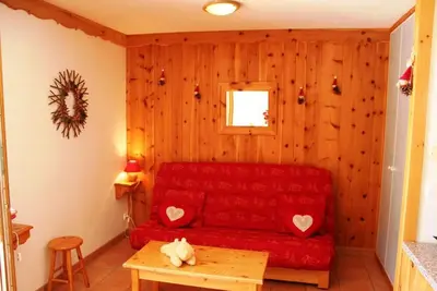Image de 1er étage, terrasse, casier à ski, 30m², Valloire