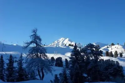 Image de Pied des pistes de ski, Rez-de-chaussée, vue pistes de ski, terrasse, télévision, casier à ski, 28m²