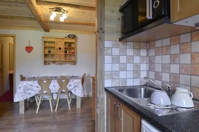 Image de 100m du centre station, Rez-de-chaussée, vue pistes de ski, balcon, télévision, 25m², La Plagne