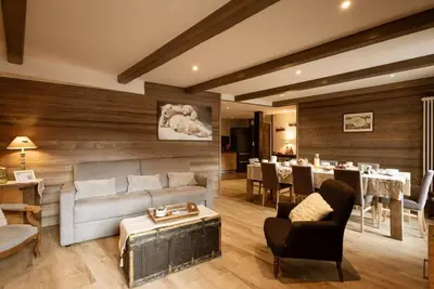 Image de Centre station, 4ème étage, balcon, télévision, casier à ski, 90m², Valloire