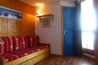 Image de 150m du centre station, 3ème étage, balcon, télévision, casier à ski, 20m², Peisey-Vallandry