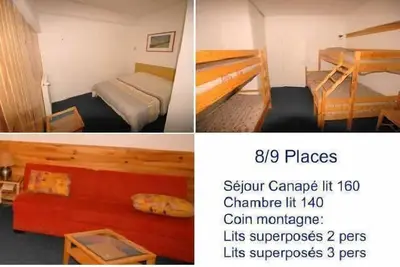 Image de 30m du centre station, 1er étage, vue station, remise en forme, piscine, sauna, balcon, télévision